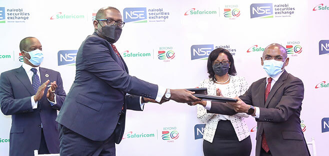 Safaricom partners with Nairobi securities exchange to enable customers invest using bonga points