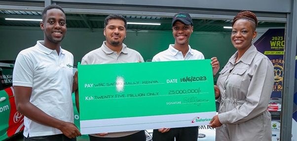 Safaricom's M-PESA Commits KES 25 Million to WRC Safari Rally 